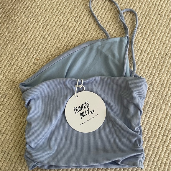 asymmetrical purple ish coloured top - Picture 3 of 3